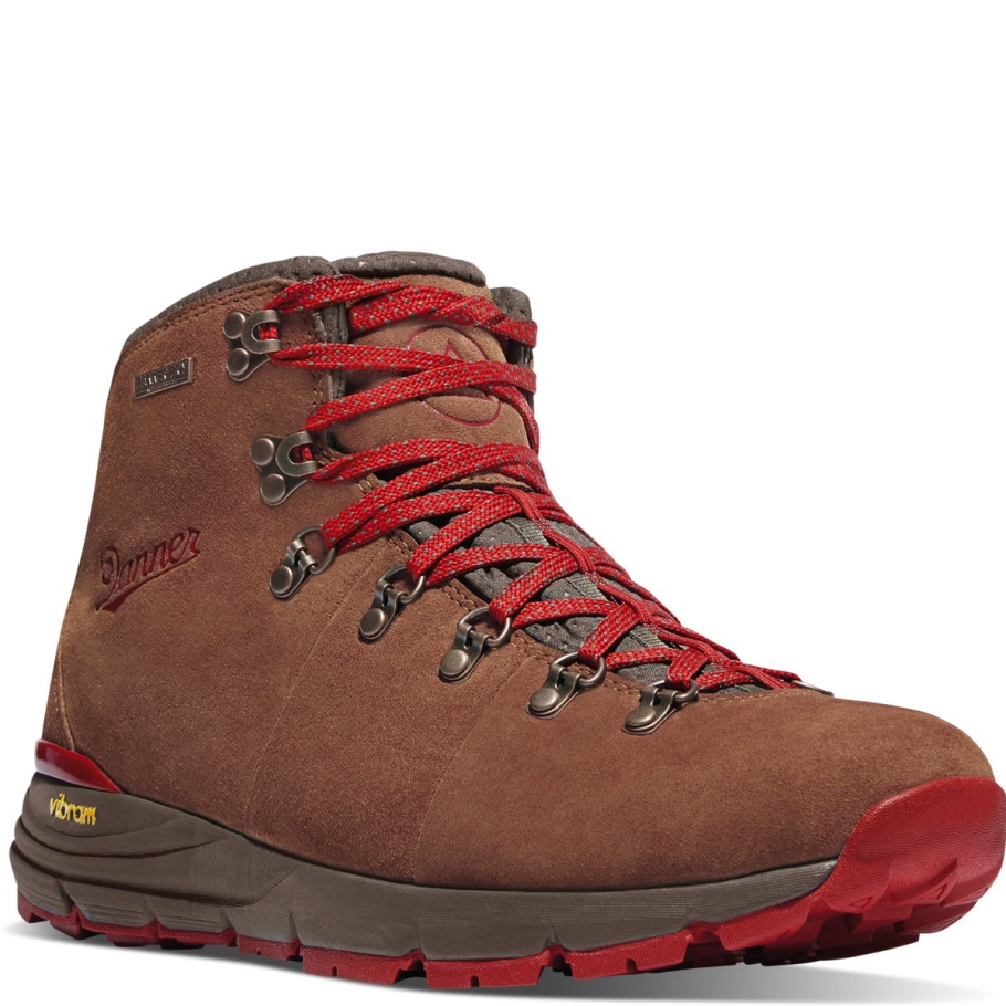 Danner Dames Mountain 600 45 Bruin/rood