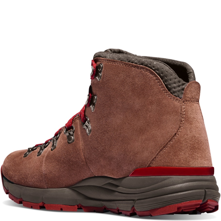Danner Dames Mountain 600 45 Bruin/rood