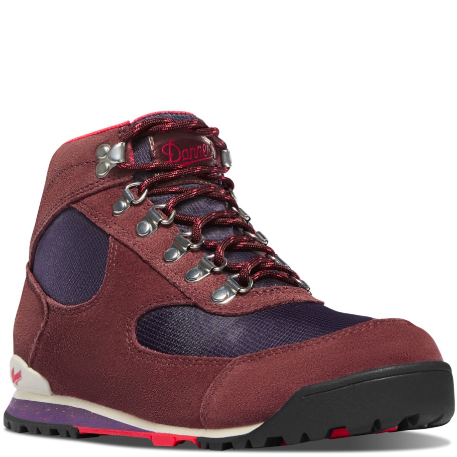 Danner Jag Dry Weather Sable/paars Fluweel Voor Dames